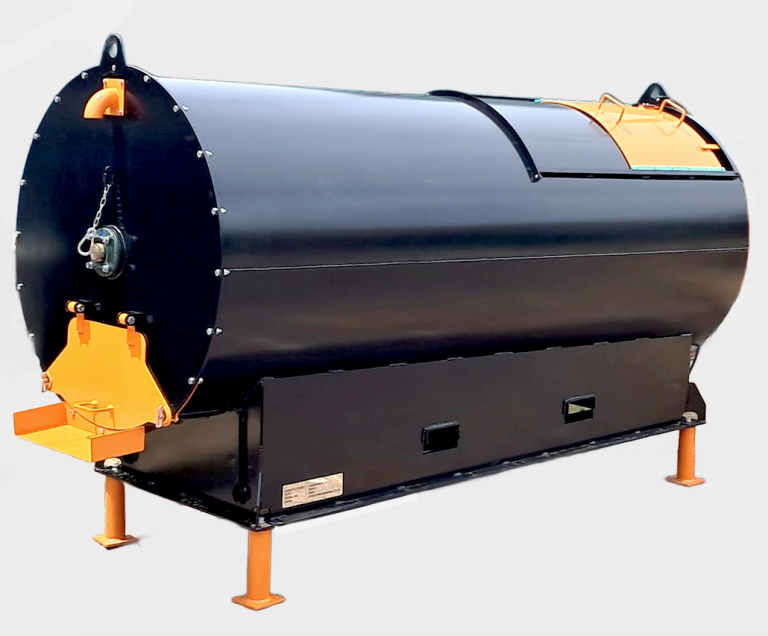 Our earth cyclers come in two sizes and are continuous composter vessels, equal in and out